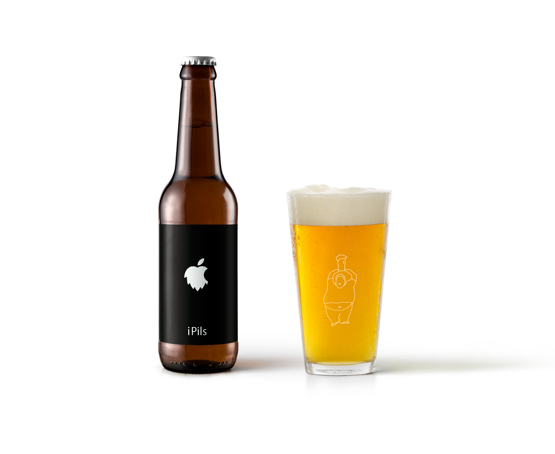 etichetta birra i Pils