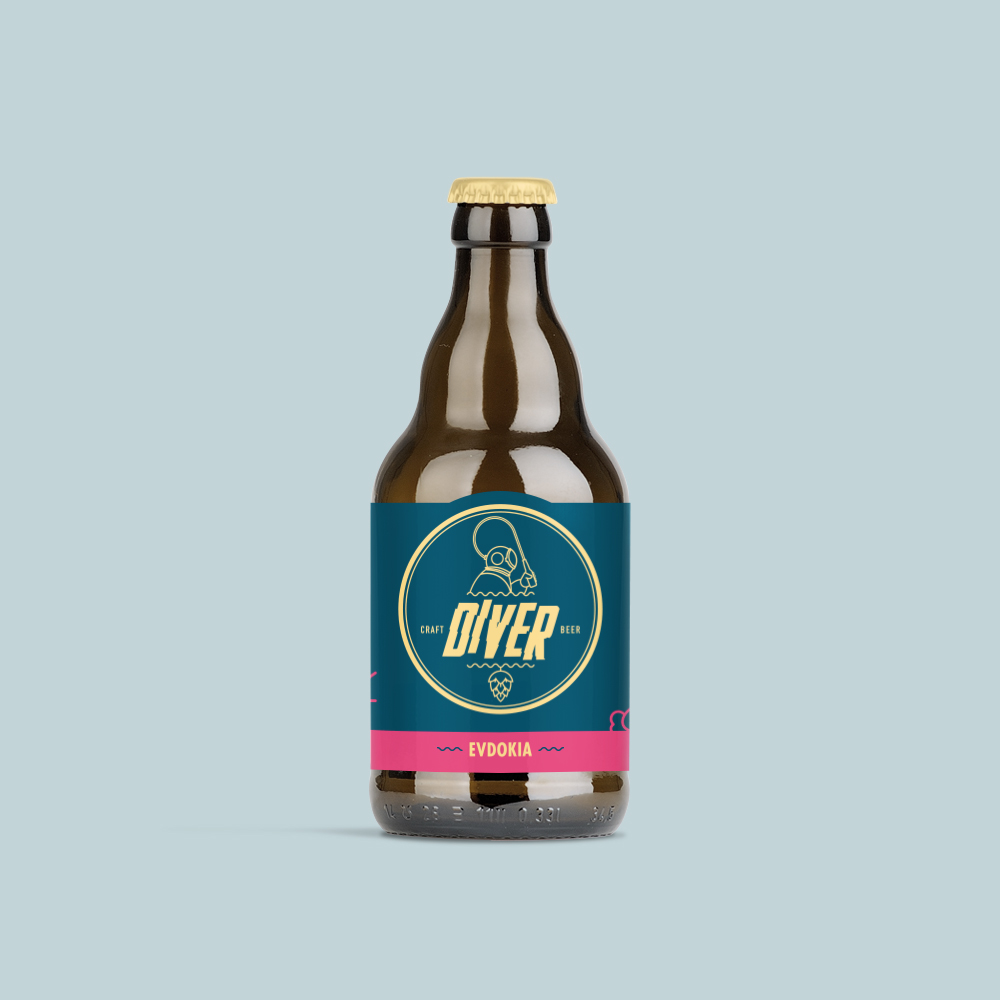 etichetta birra Diver