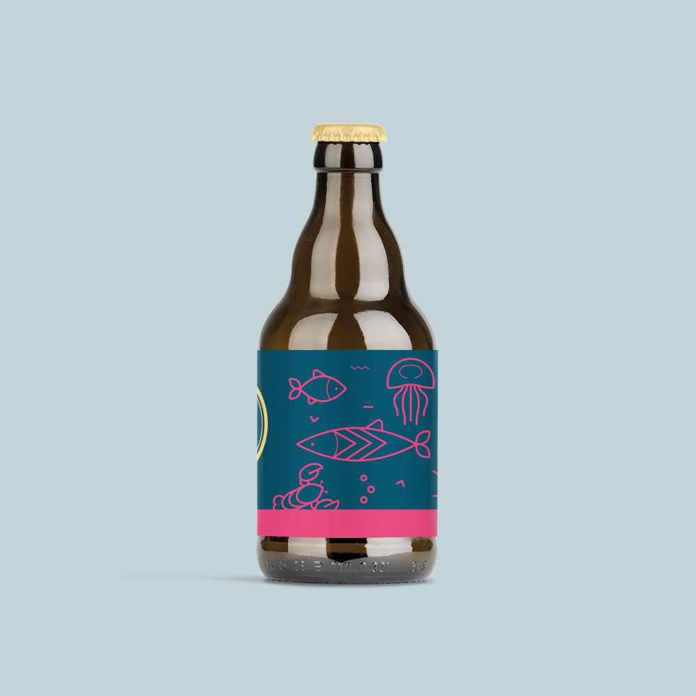 etichetta birra Diver