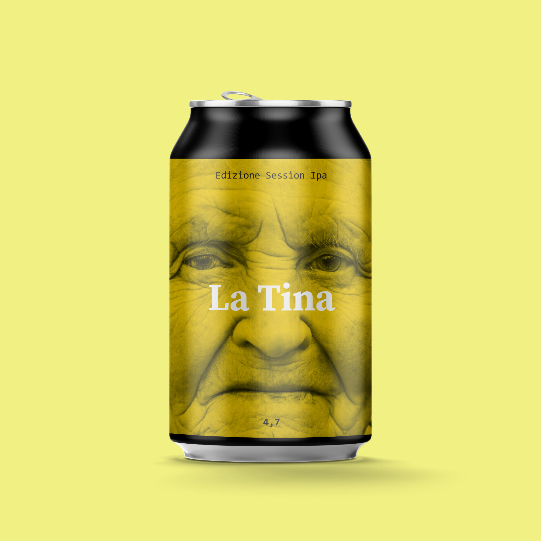 graphic design packaging lattina birra