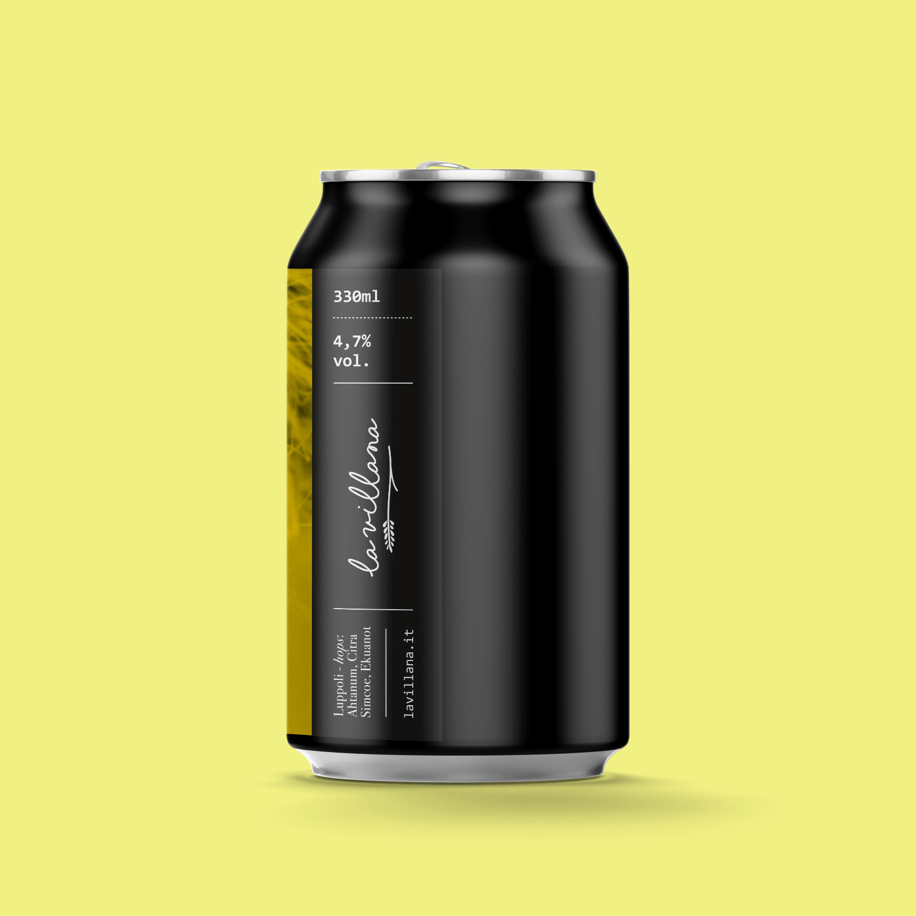 graphic design packaging lattina birra
