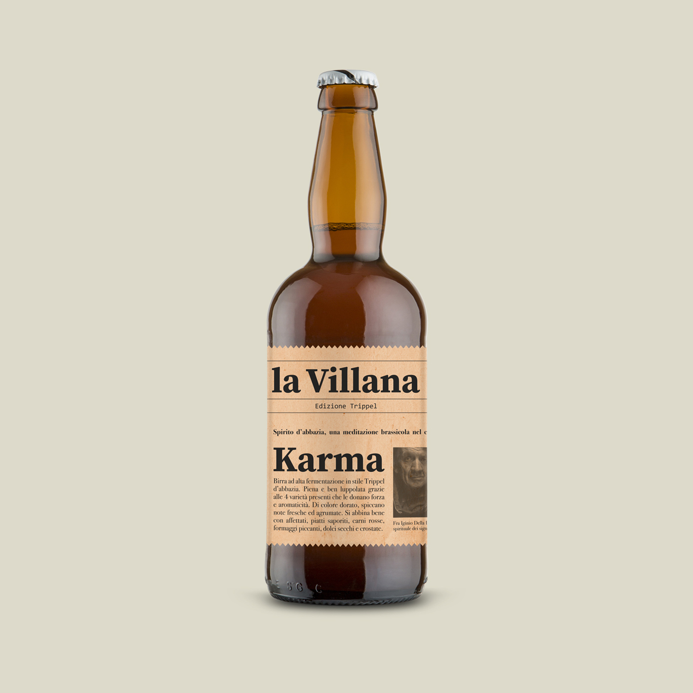 graphic design packaging bottiglia birra