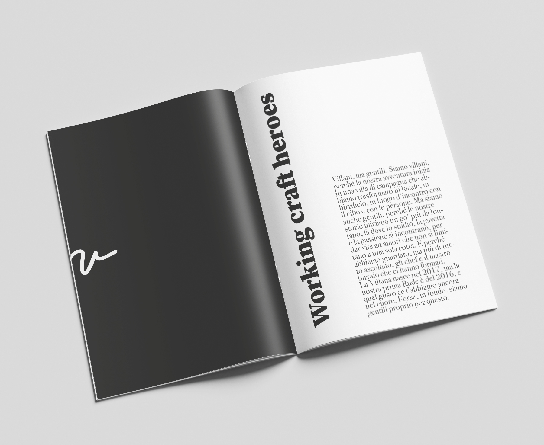 graphic design catalogo La Villana
