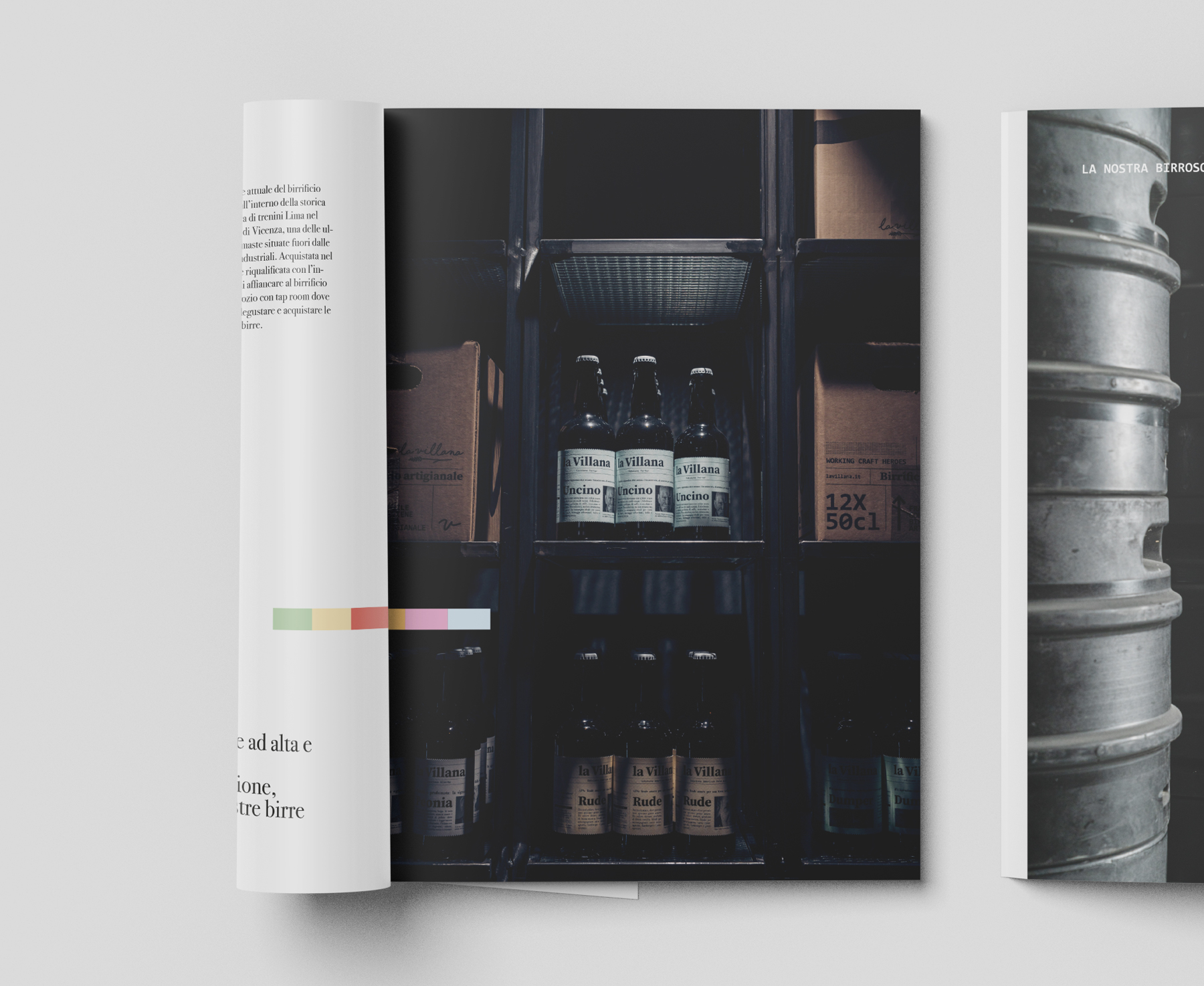 graphic design catalogo La Villana