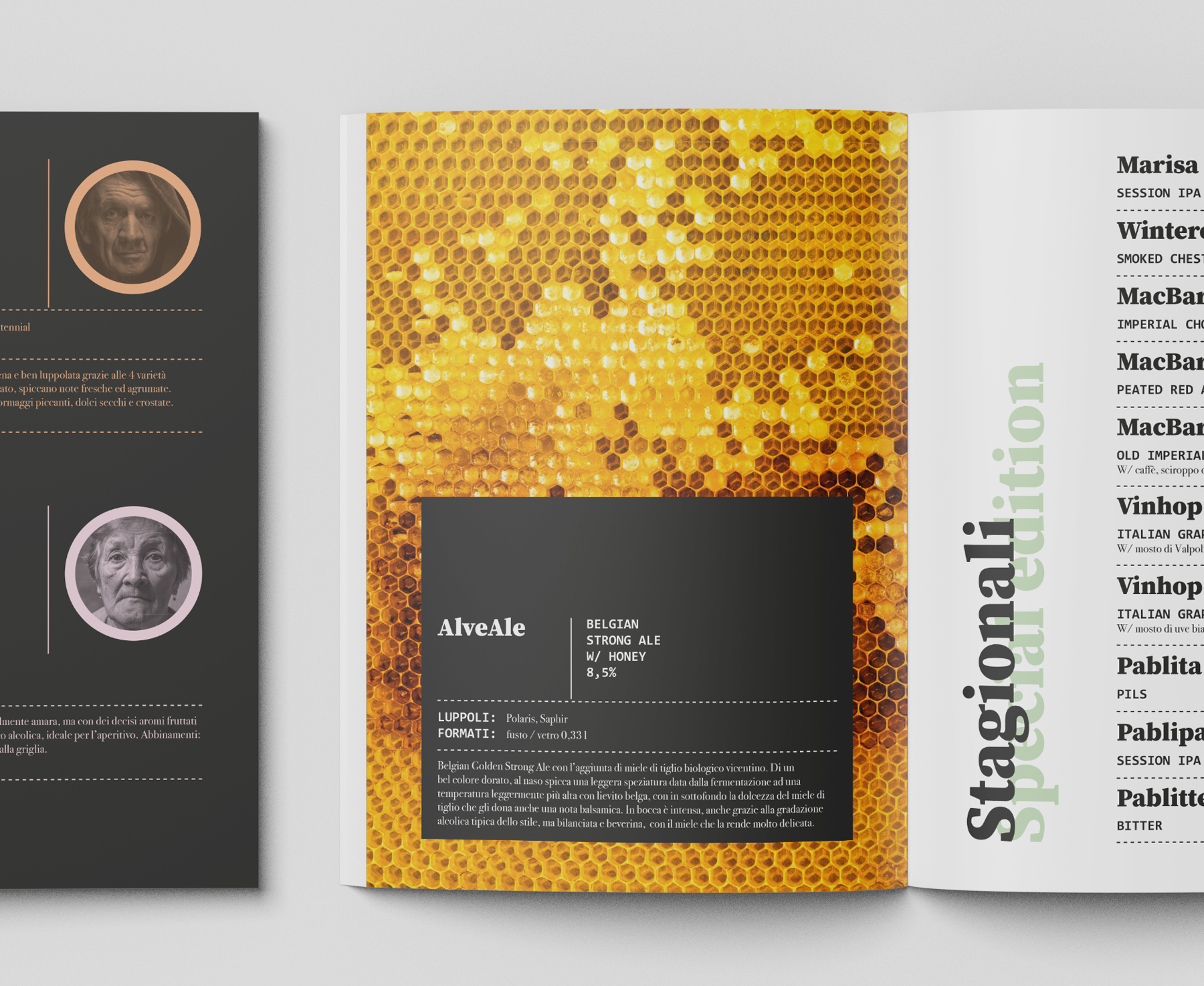 graphic design catalogo La Villana