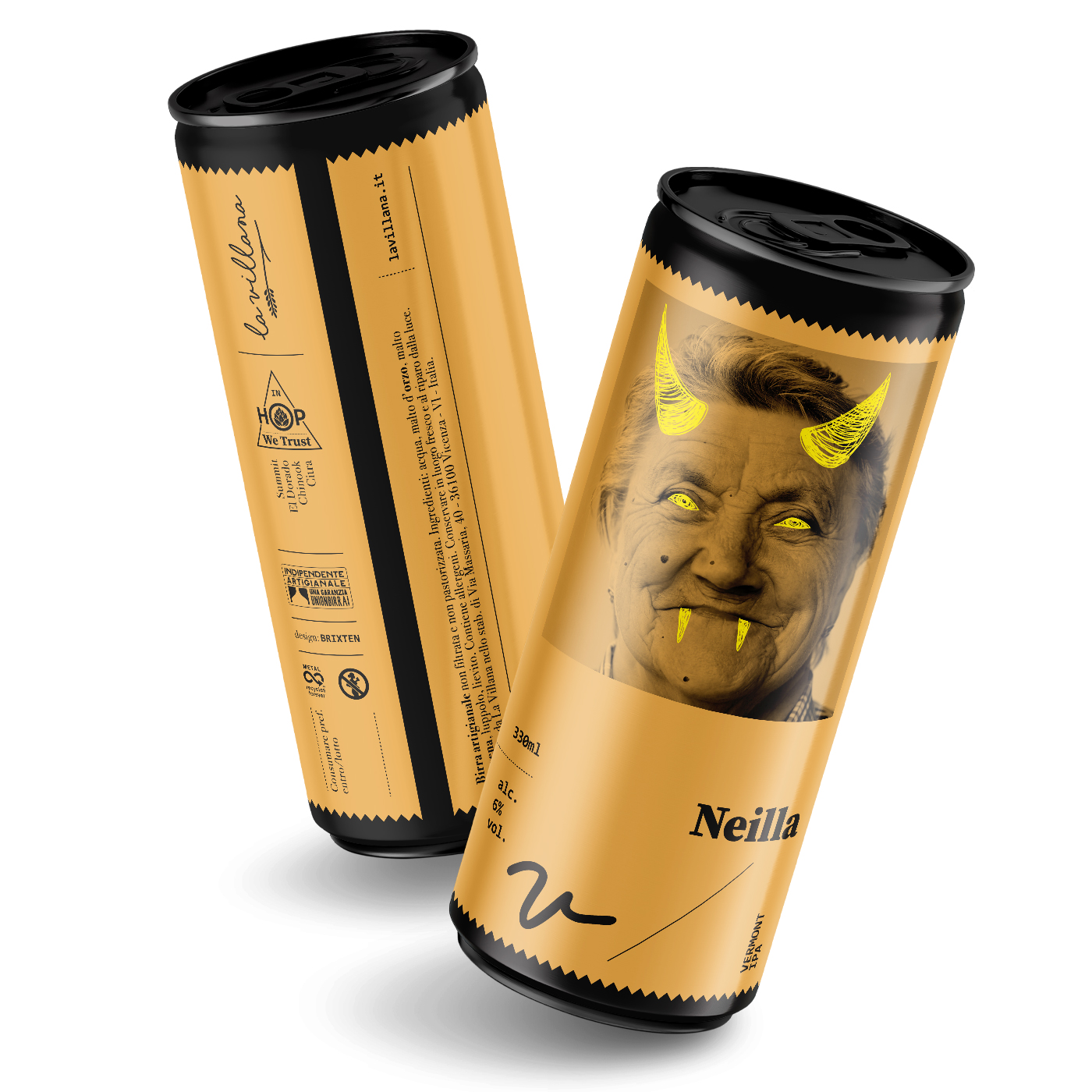 packaging birra lattina