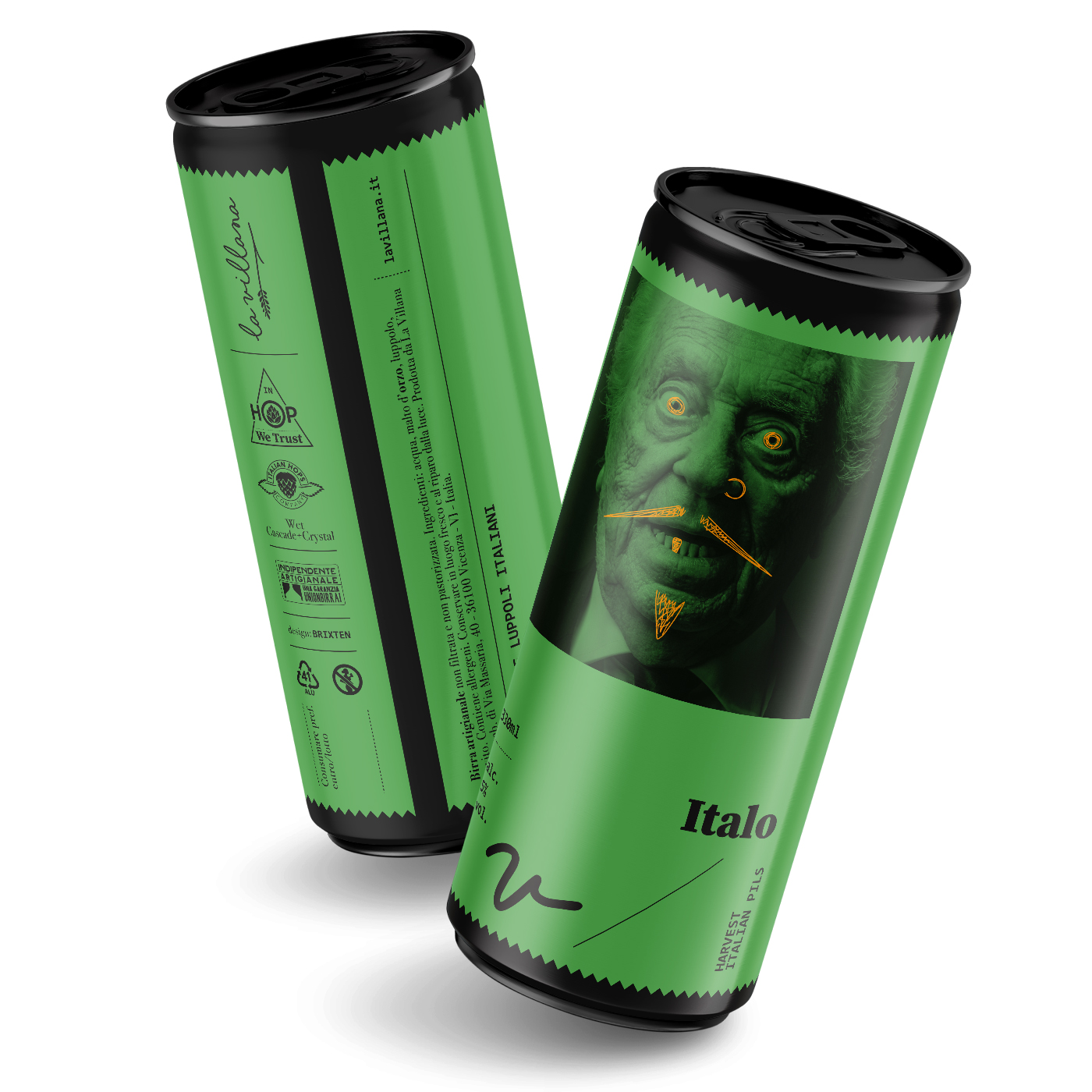 packaging birra lattina