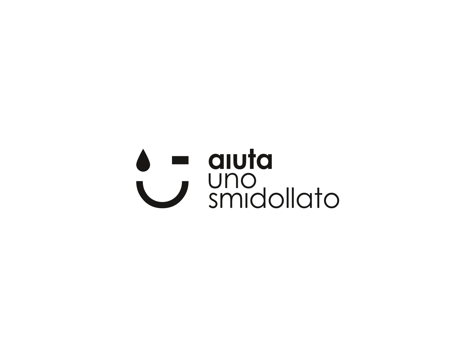 realizzazione logo associazione aiuta uno smidollato