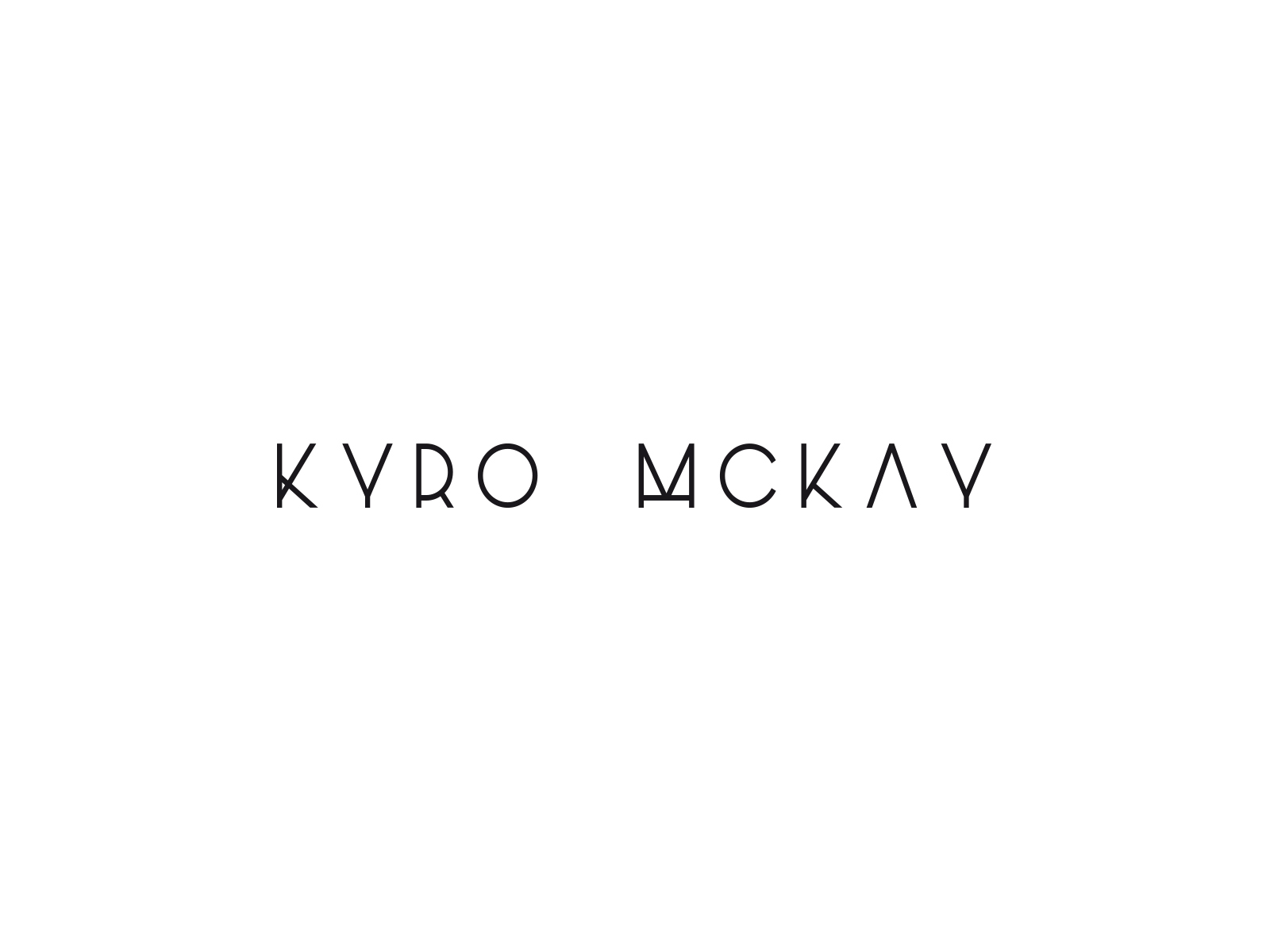 realizzazione logo Kyro McKay