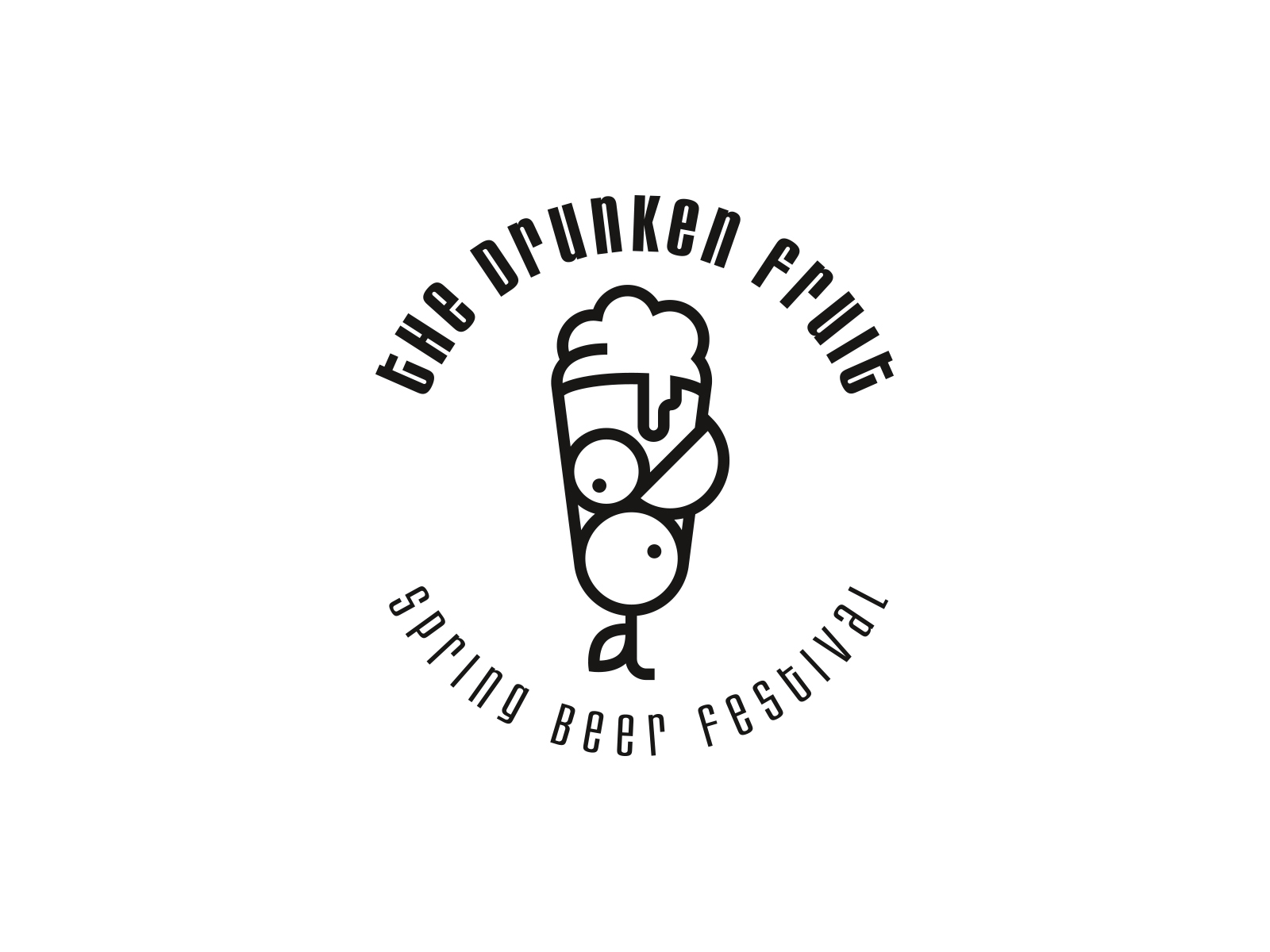 realizzazione logo The Drunken Fruit