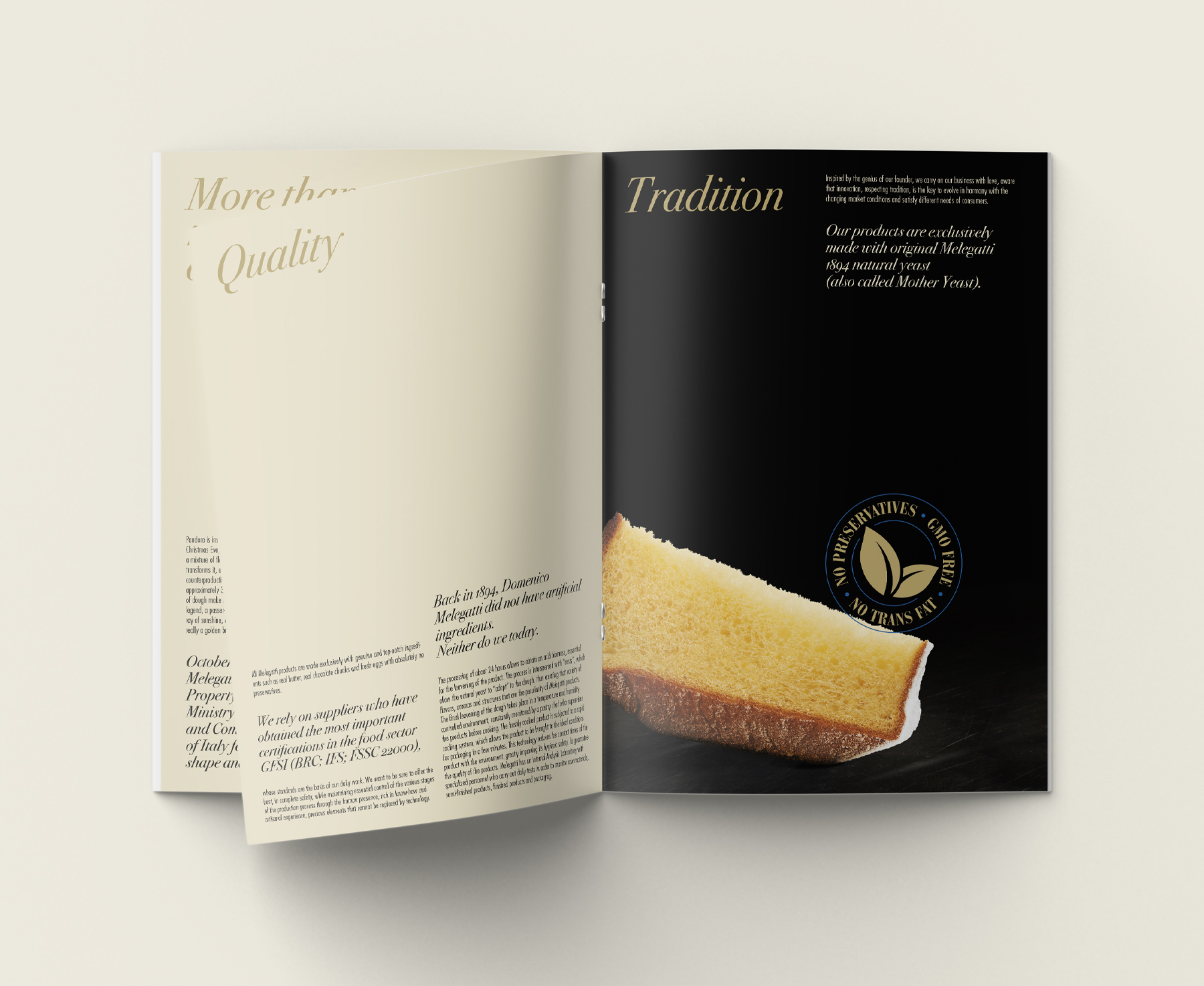 graphic design catalogo Melegatti