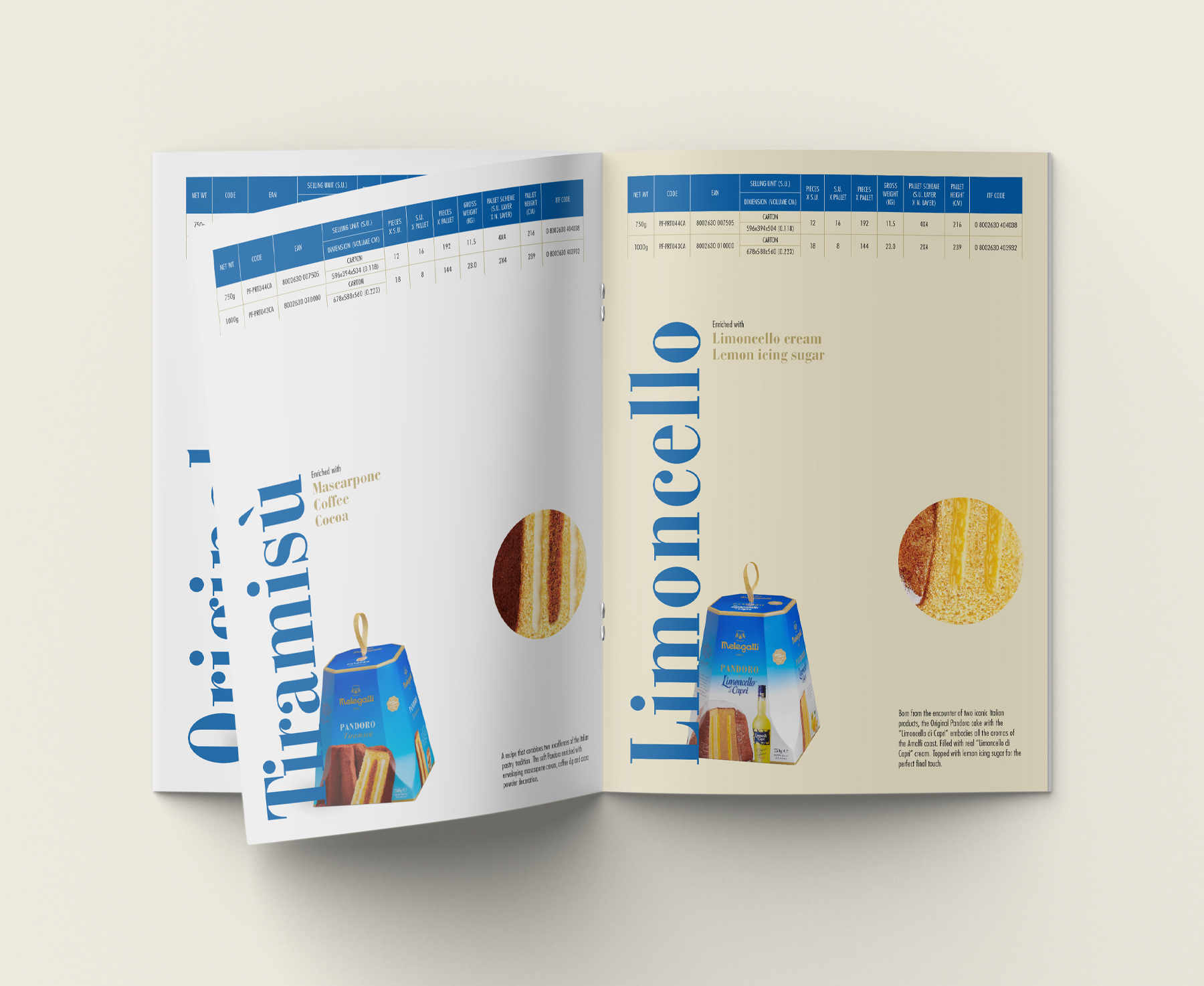 graphic design catalogo Melegatti
