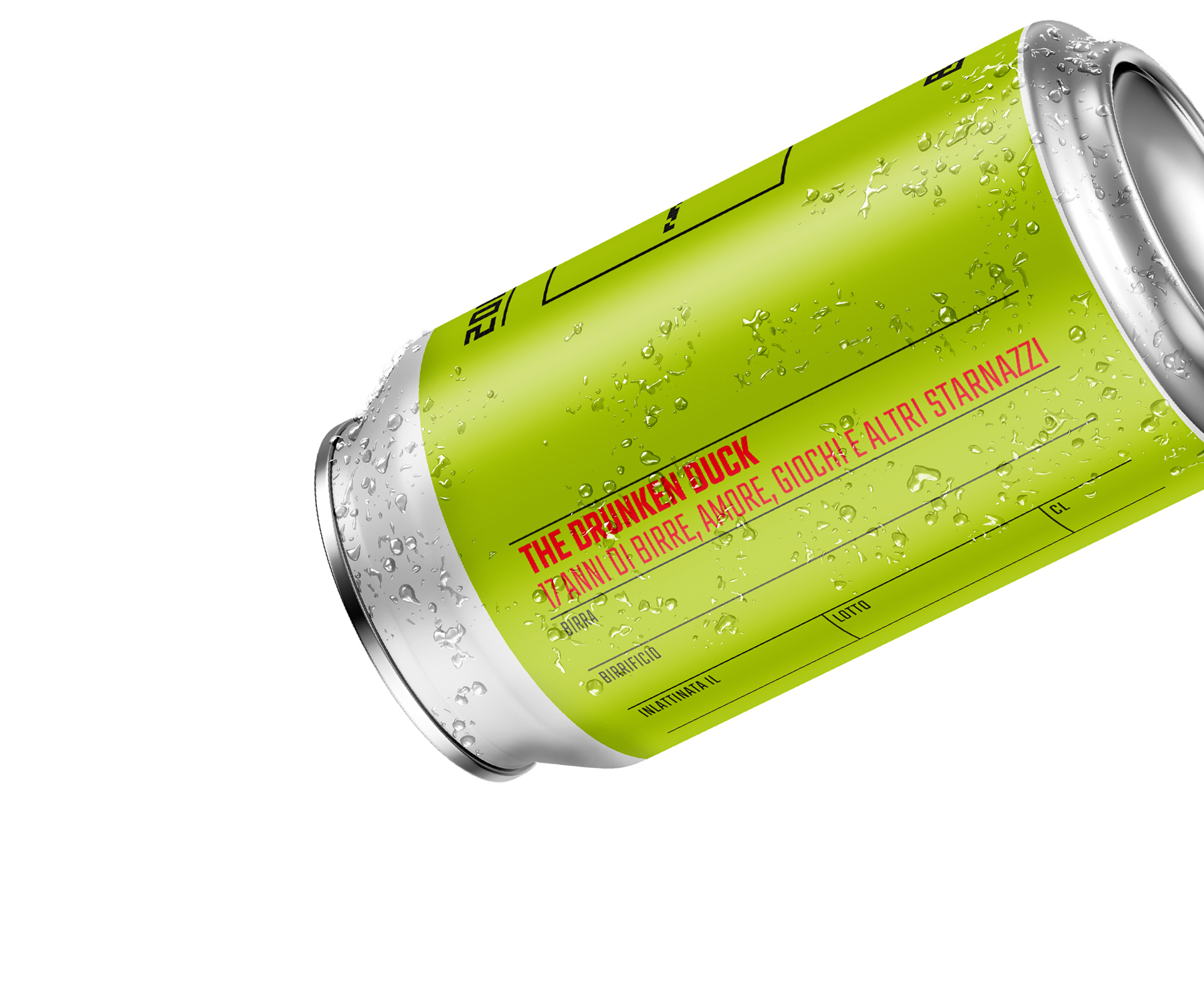 etichetta lattina birra artigianale