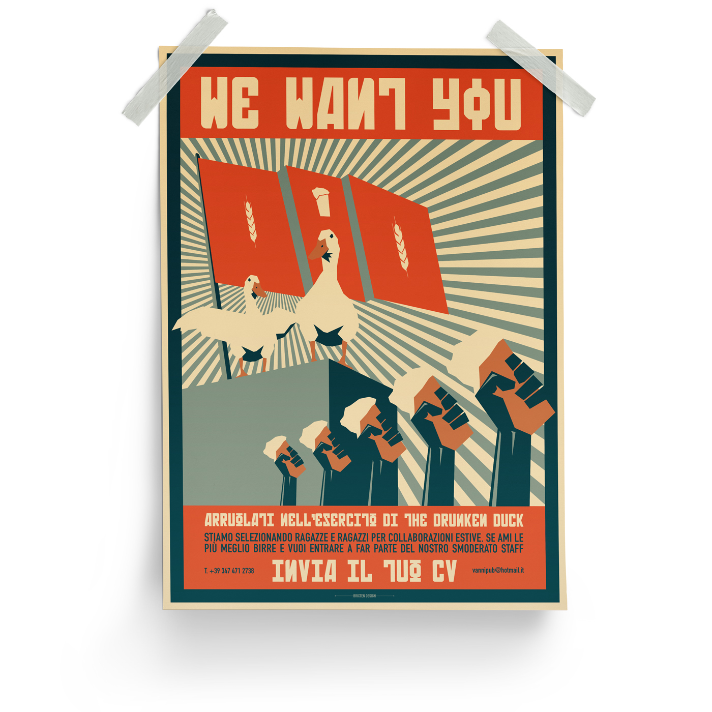 poster the drunken duck