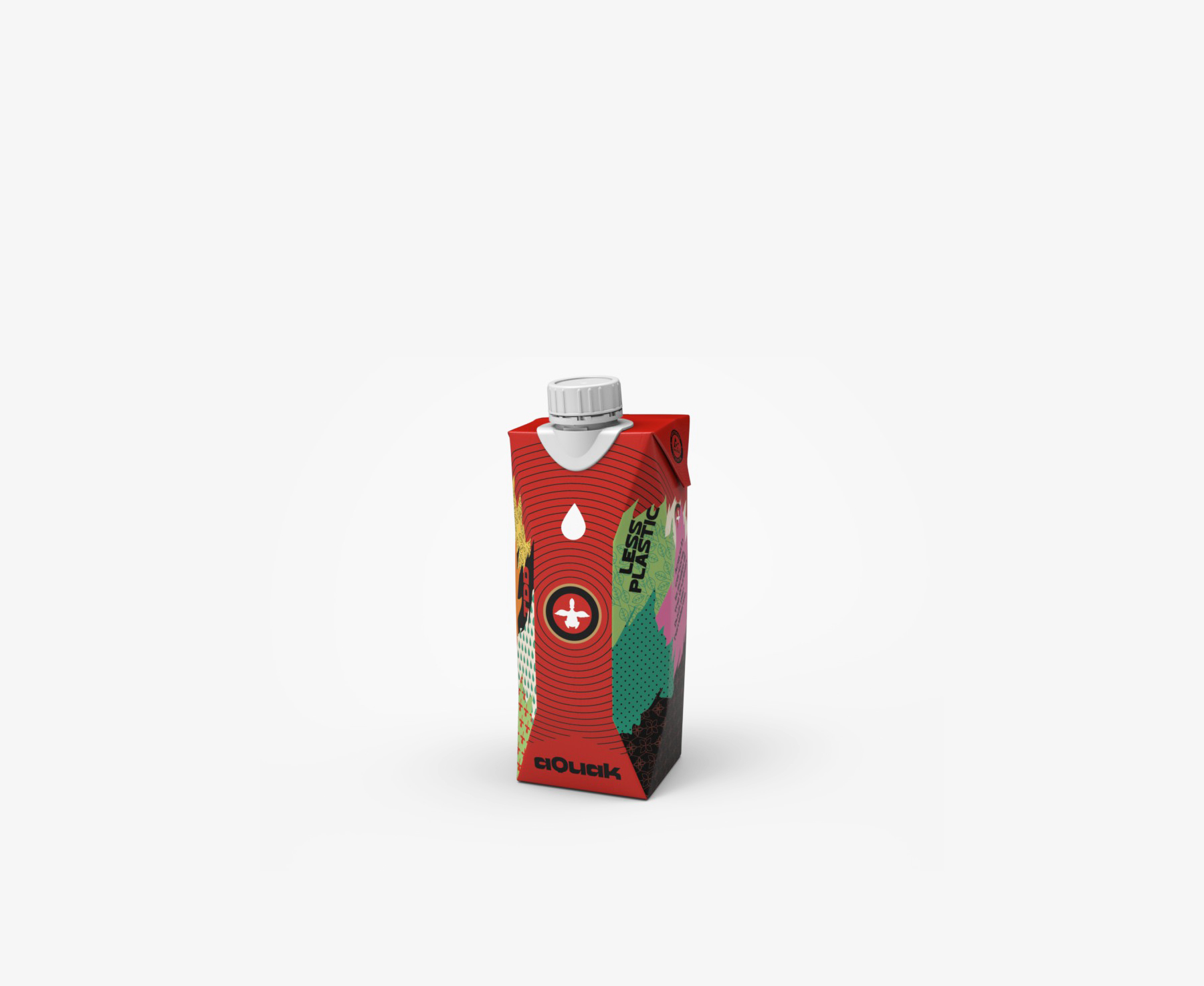 packaging design acqua in brick