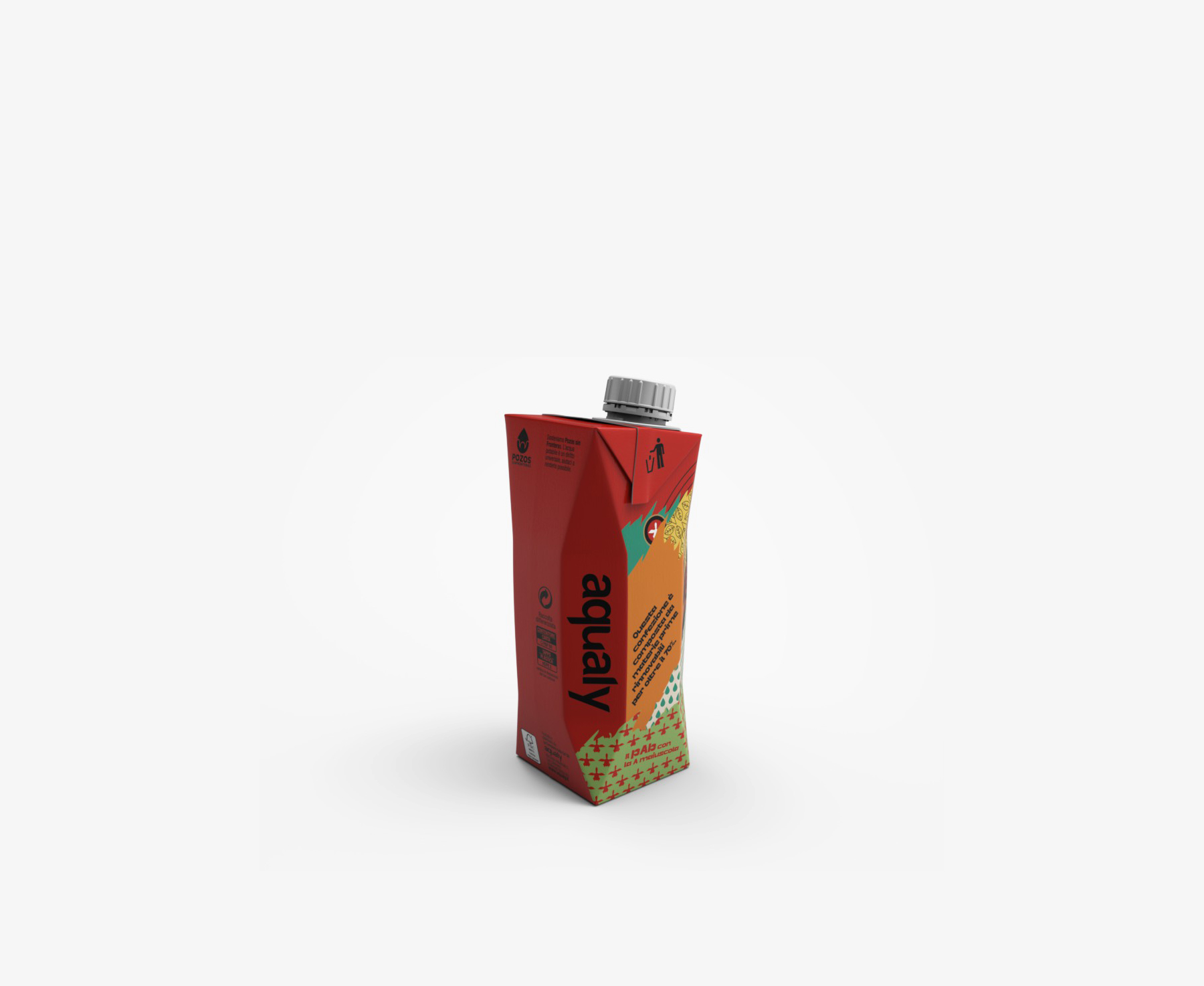 packaging design acqua in brick