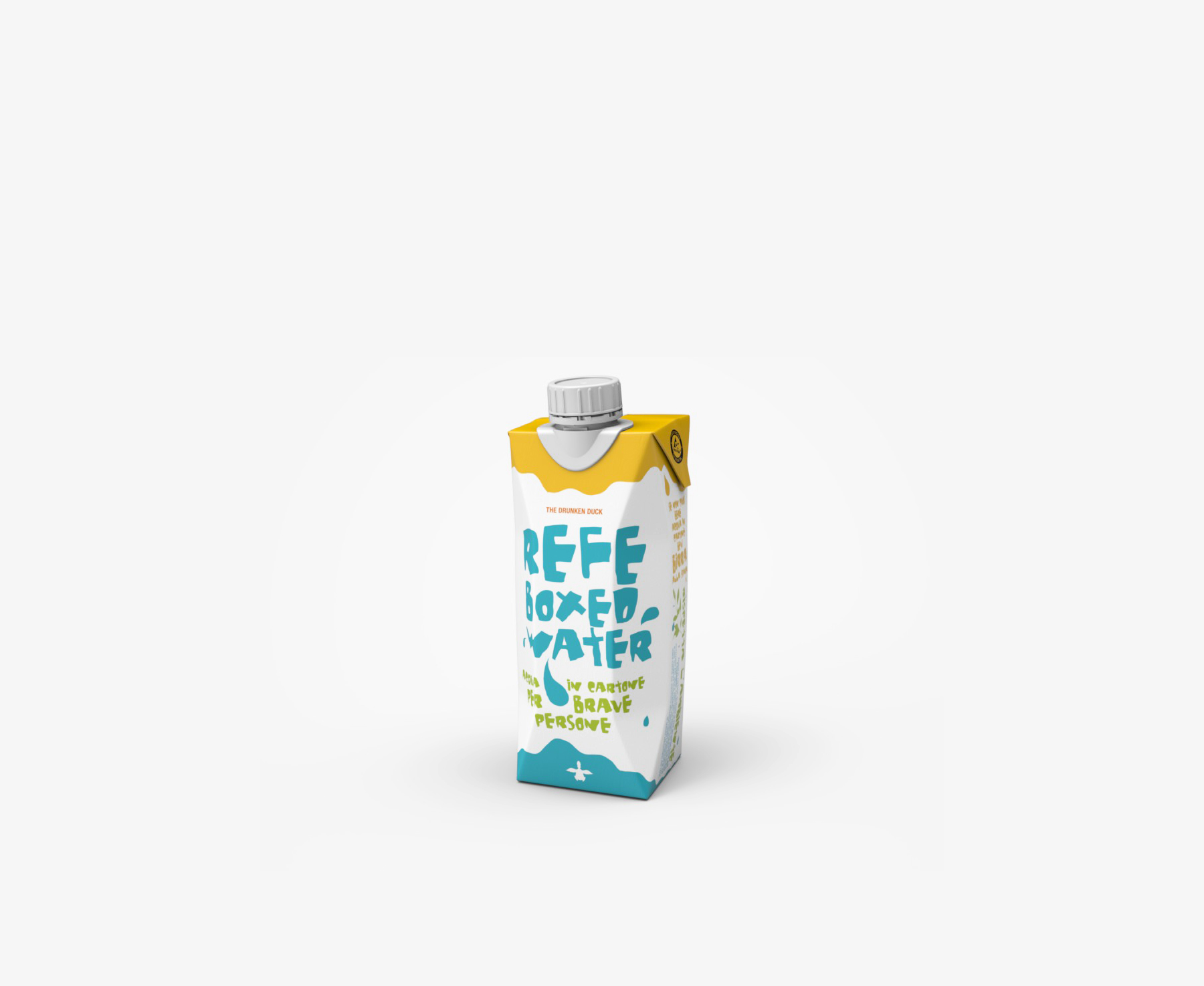 packaging design acqua in brick