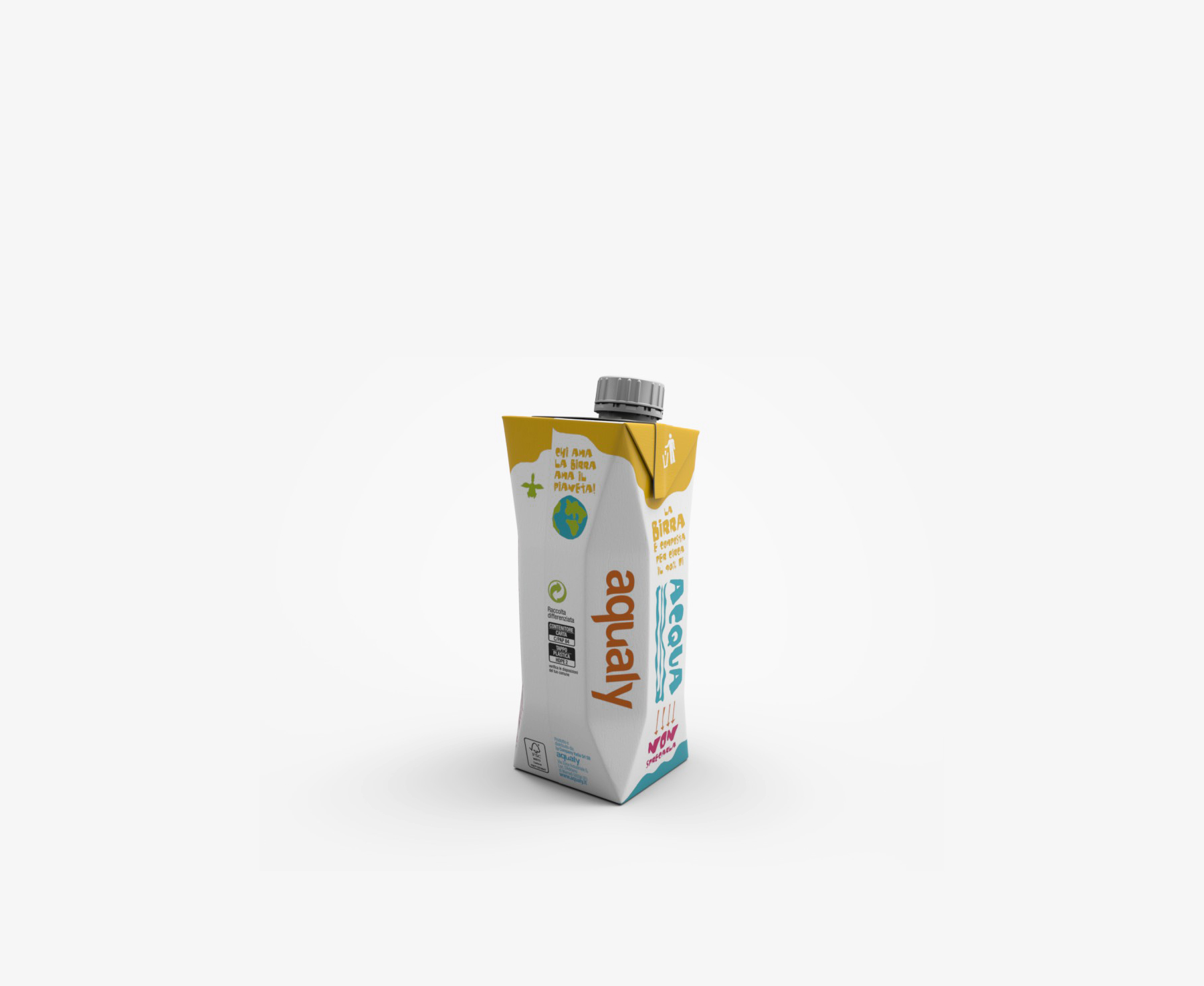 packaging design acqua in brick